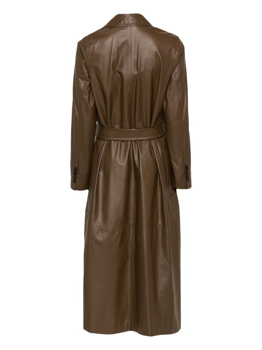 Aiello leather trench coat - 2