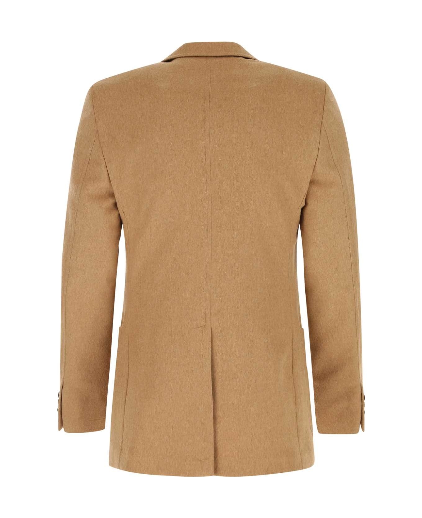 Beige Wool Blazer - 2