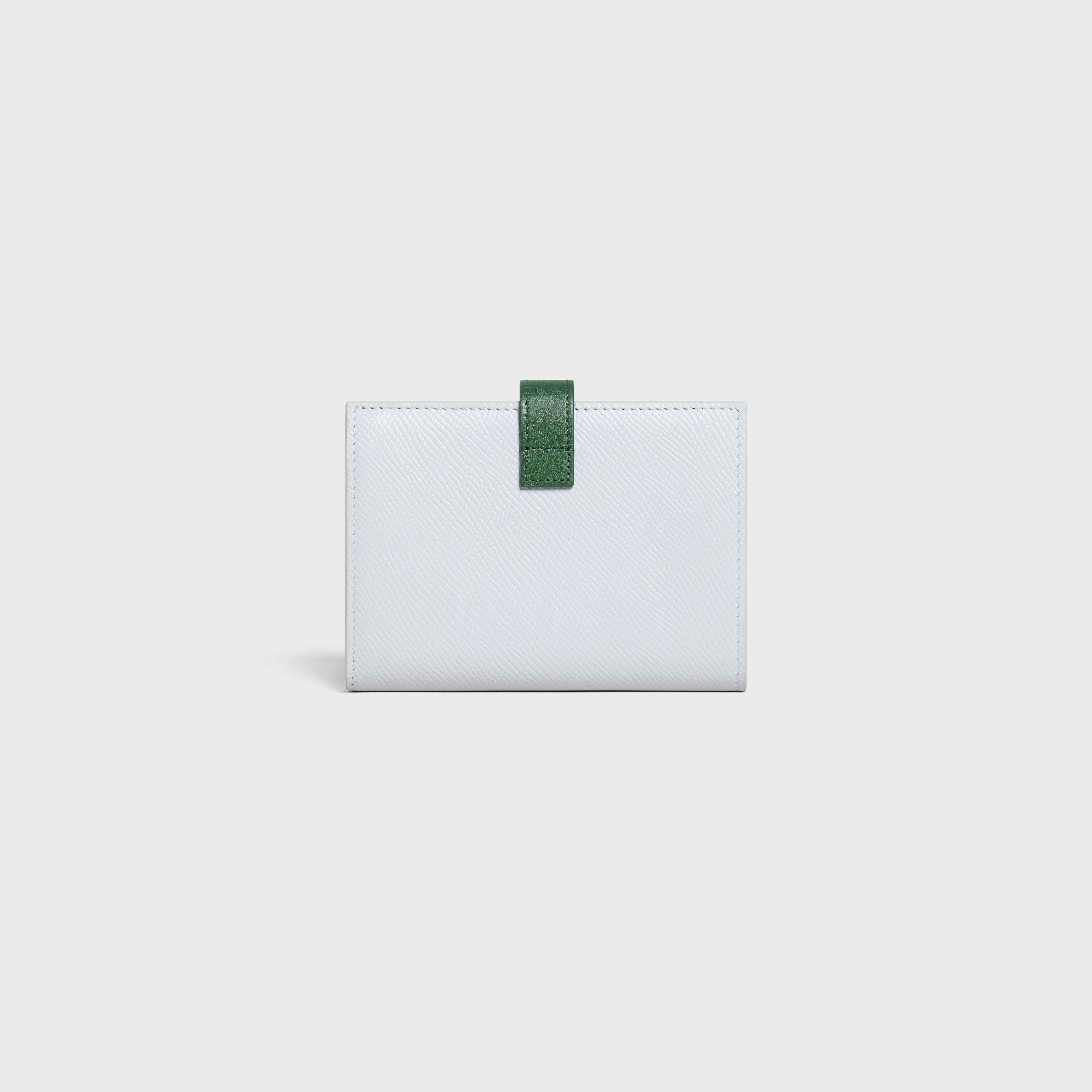 Medium strap wallet in Bicolour Grained Calfskin - 3