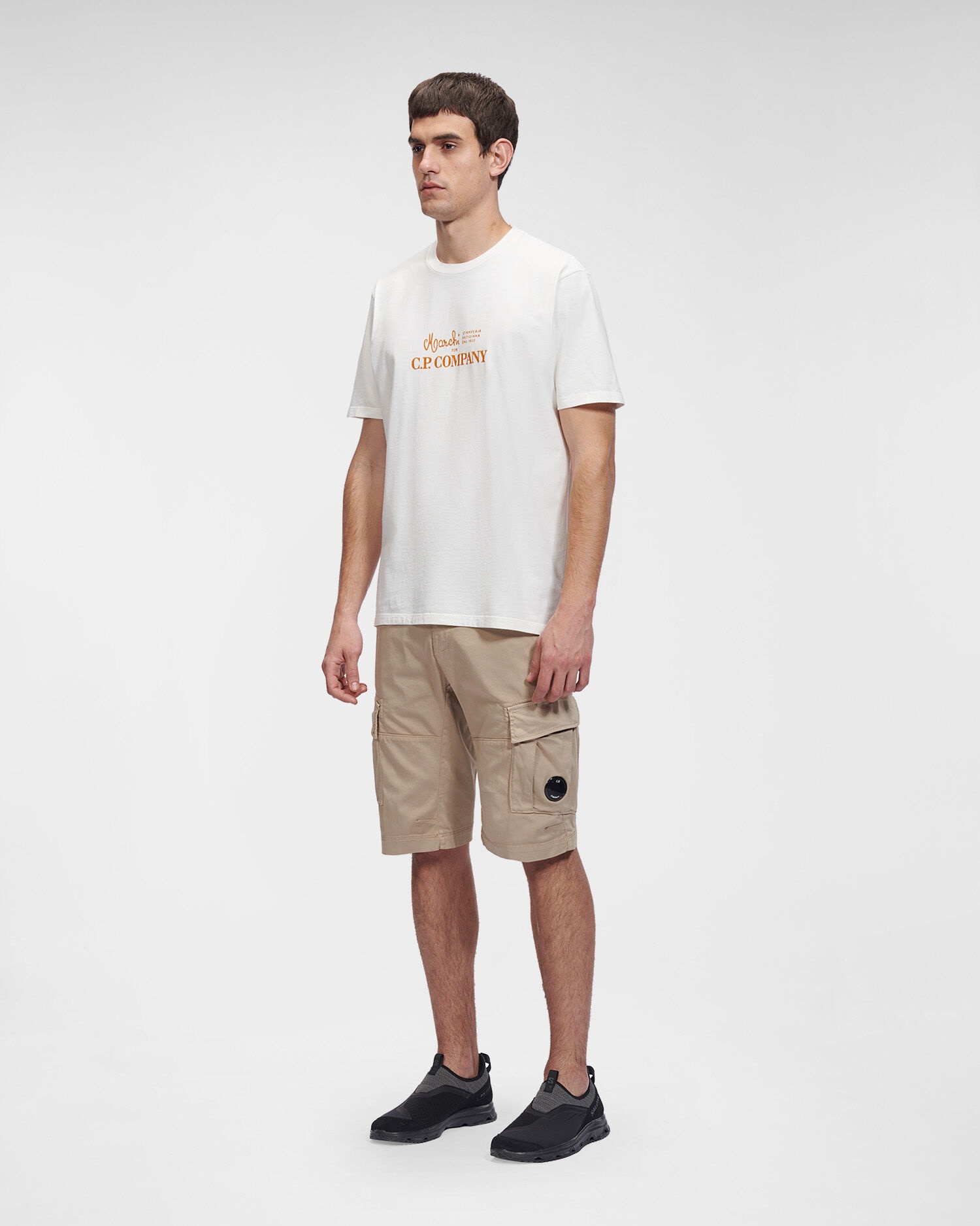 Stretch Sateen Cargo Shorts - 3