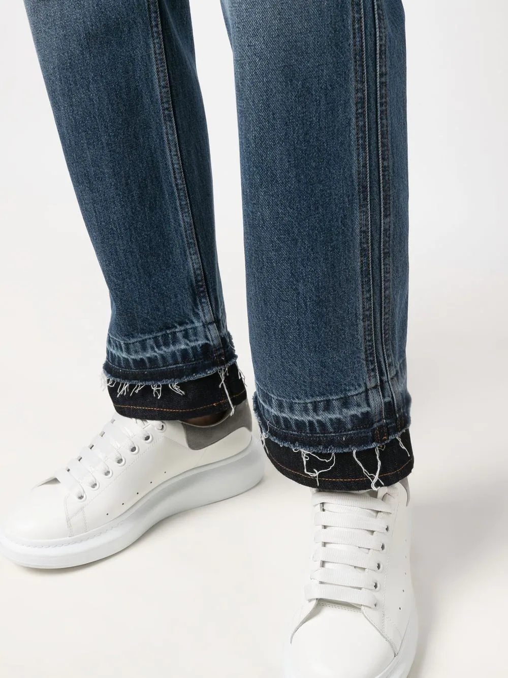 straight-leg cropped jeans - 5