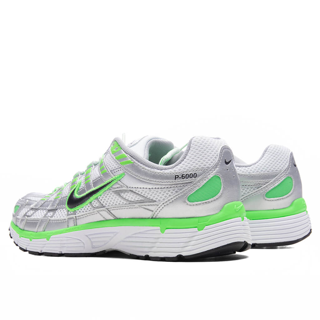 P-6000 SE - METALLIC SILVER/BLACK/WHITE/GREEN STRIKE - 3