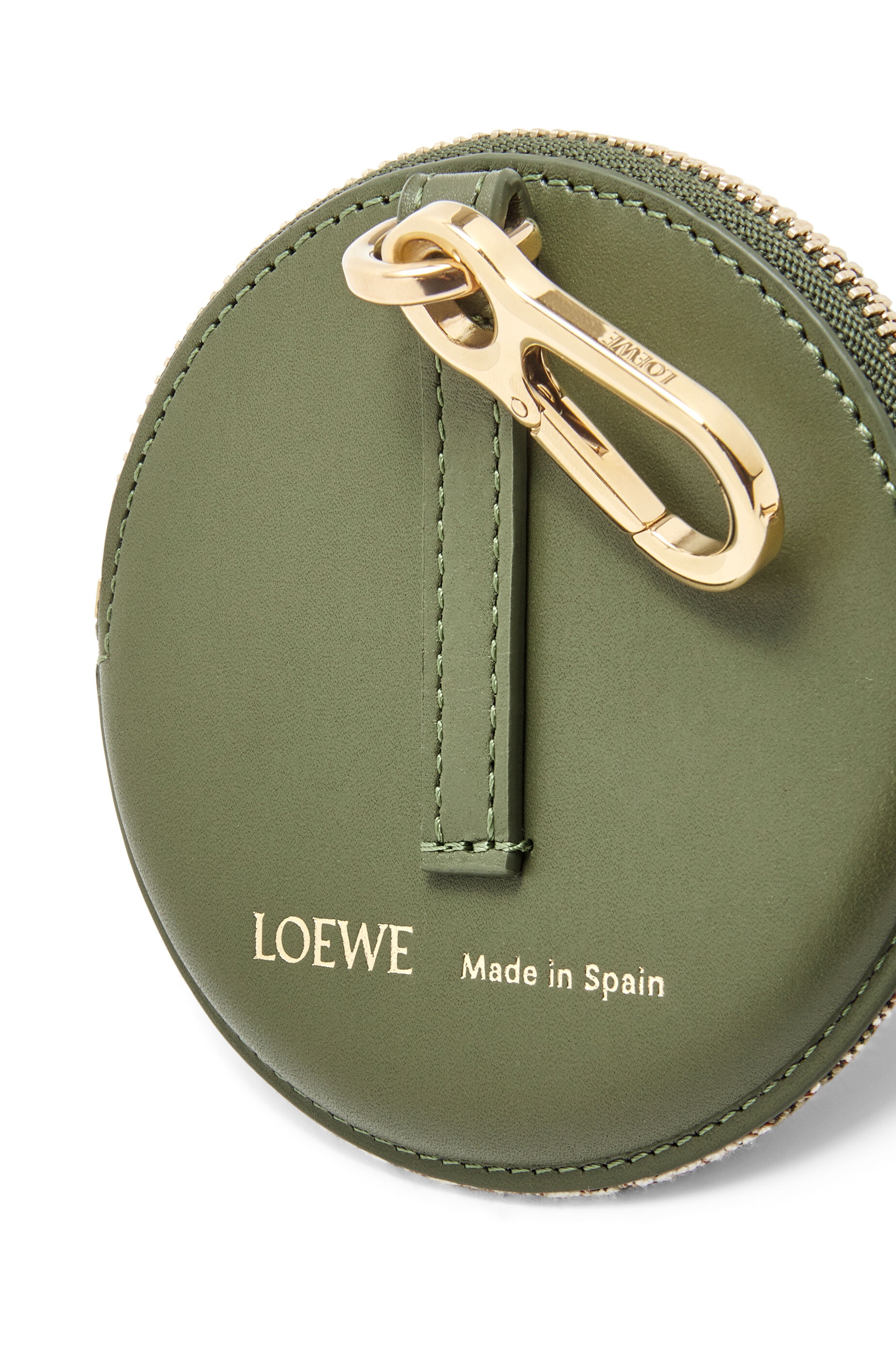 Cookie charm in Anagram jacquard and calfskin - 4
