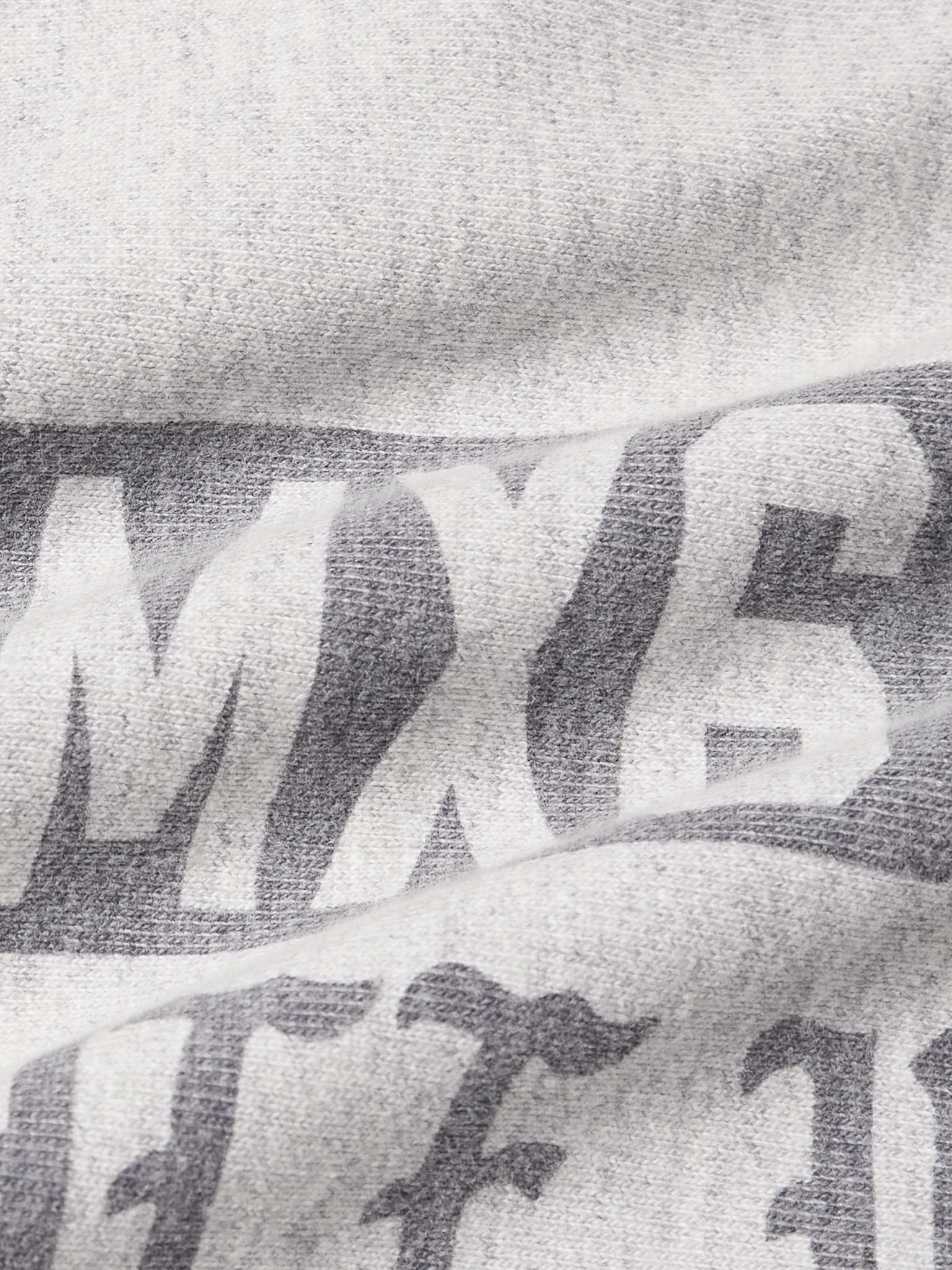 Logo-Print Cotton-Blend Jersey Hoodie - 4