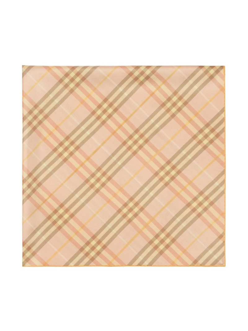 Burberry Check silk scarf outlook