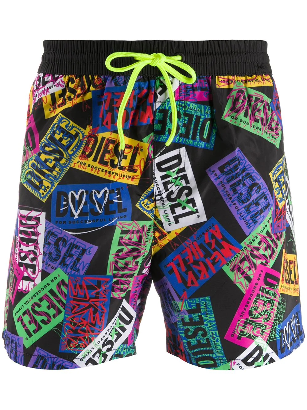 all-over logo swim shorts - 1