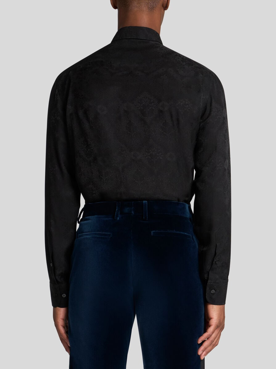 FLORAL JACQUARD ROMA SHIRT - 4