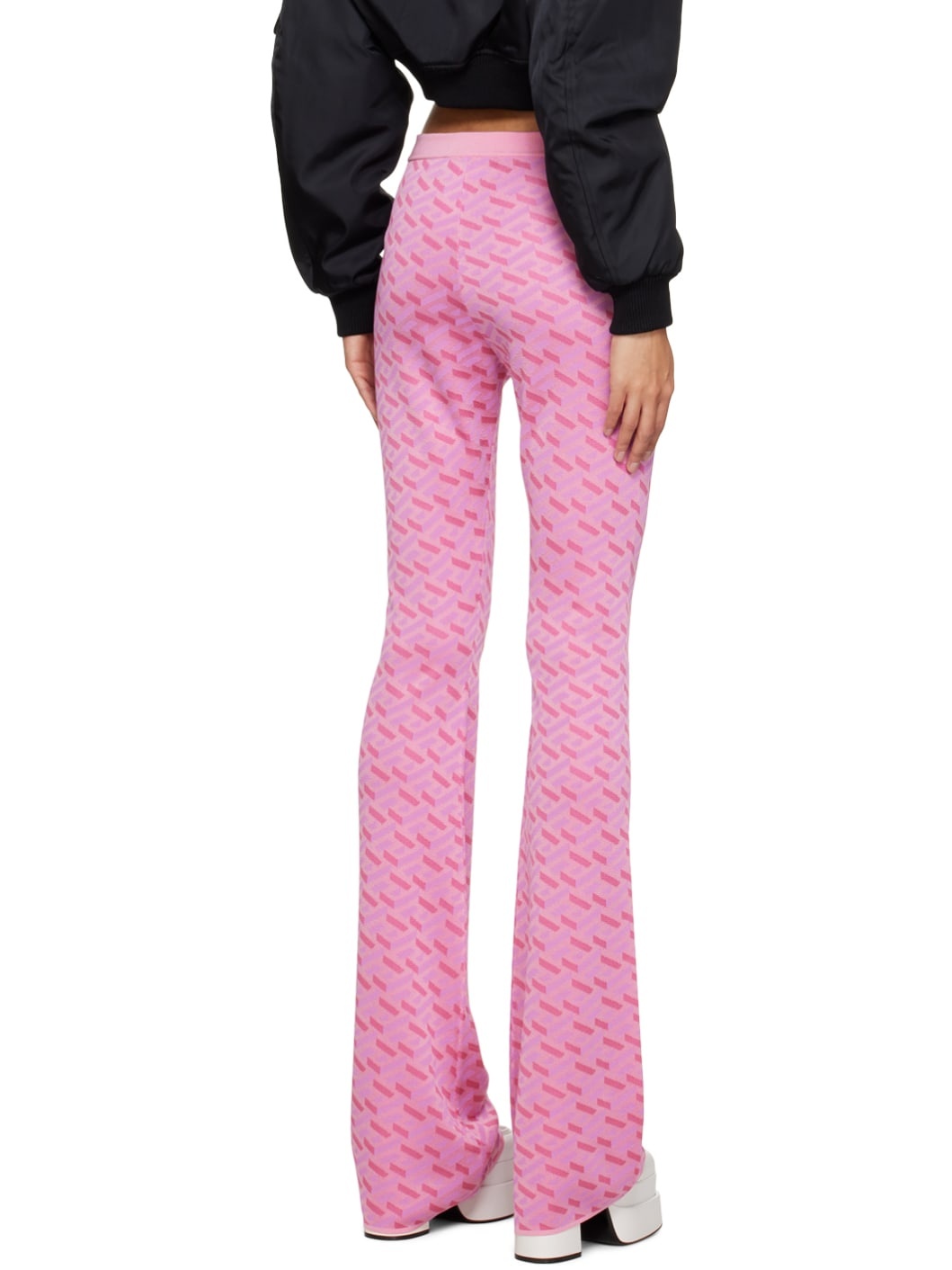 Pink 'La Greca' Lounge Pants - 3