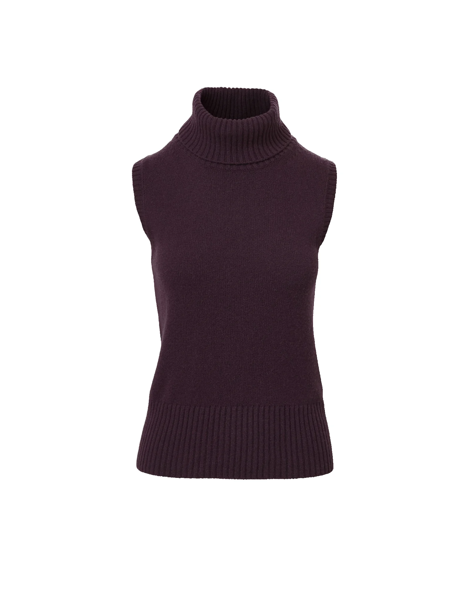 MAZZY CASHMERE SLEEVELESS SWEATER - 1
