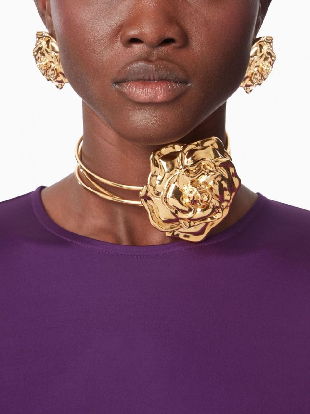 rose choker necklace - 2