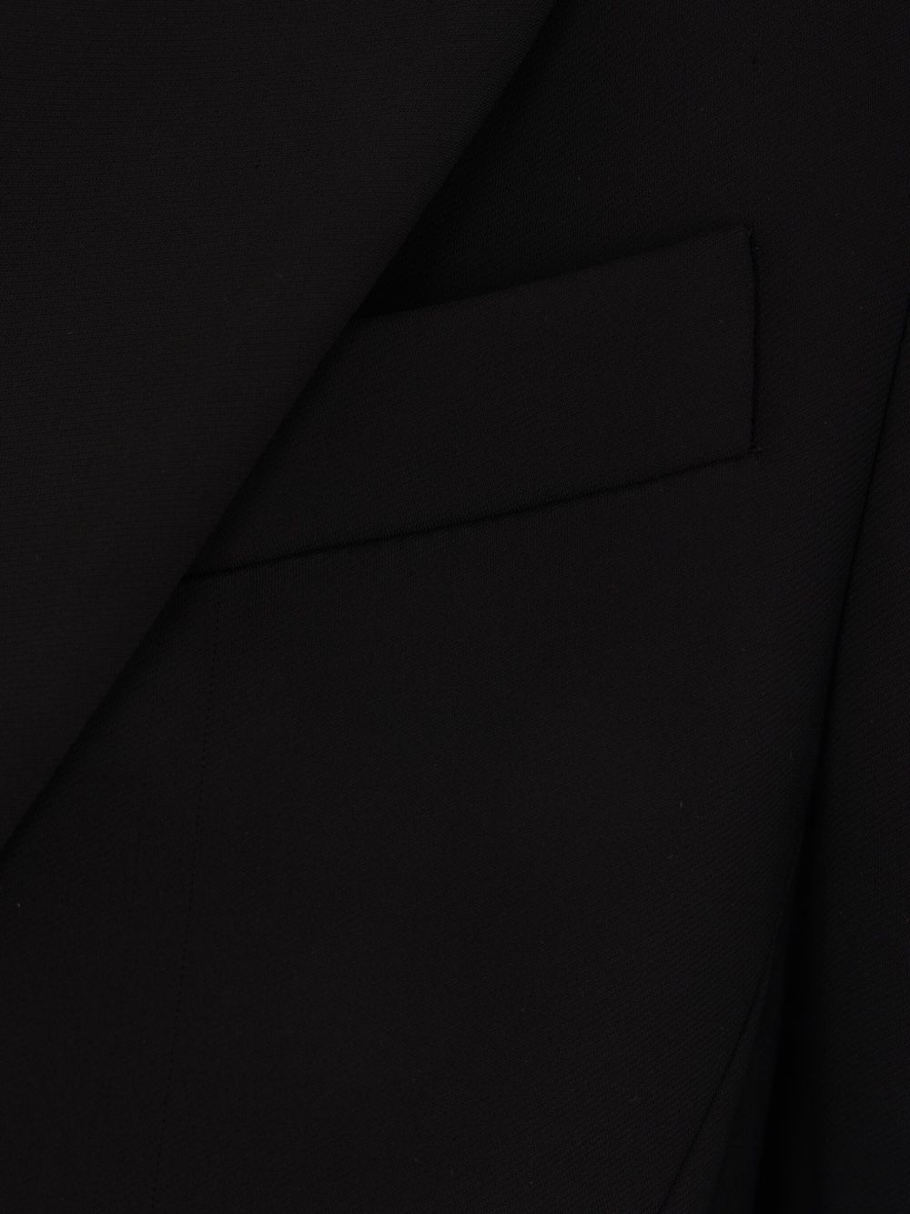 single-breasted cady-texture blazer - 3