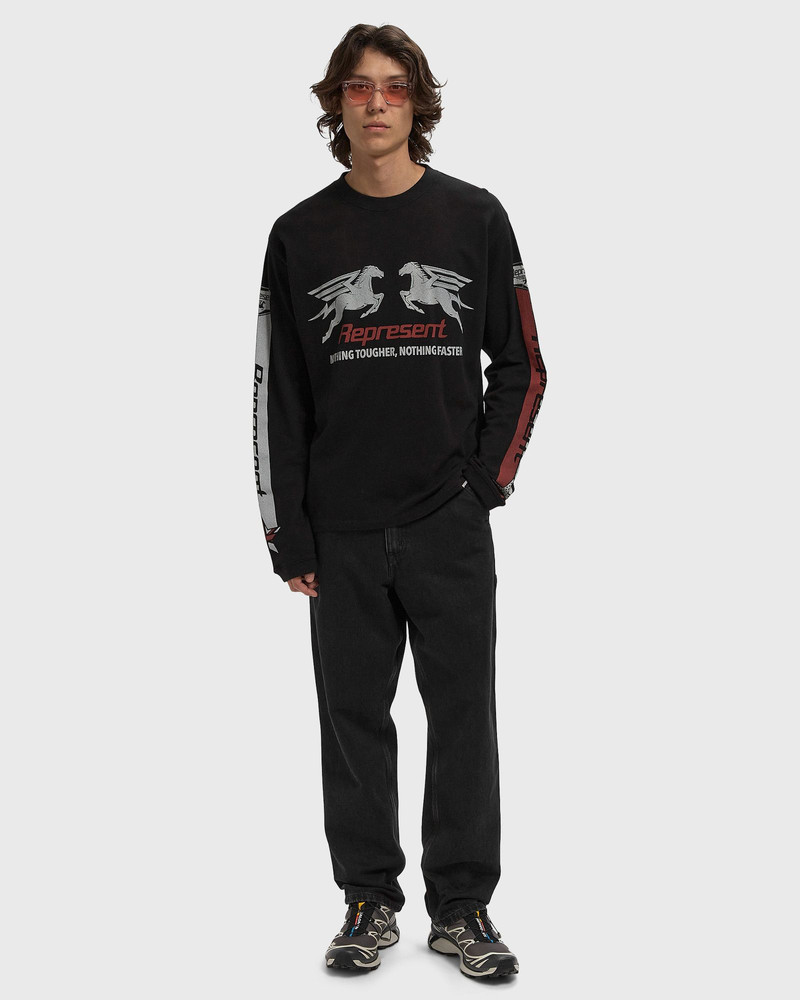 REPRESENT MESH PEGASUS LONG SLEEVE TEE outlook