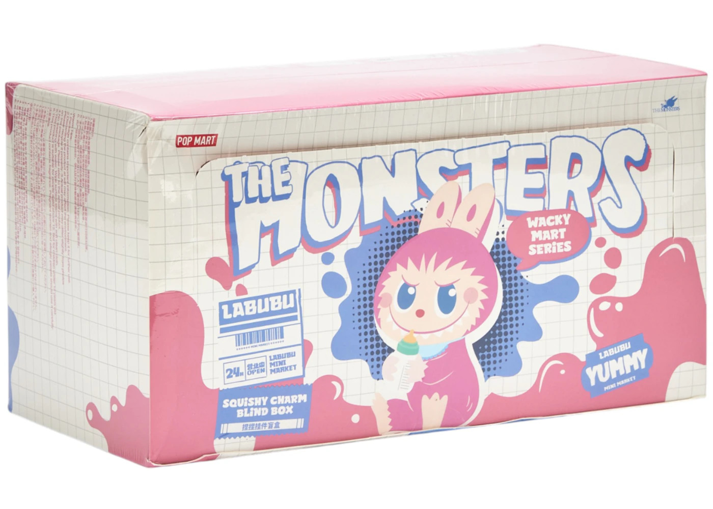 Pop Mart Labubu The Monsters Wacky Mart Series Squishy Charm Sealed Case (6 Blind Box) - 4