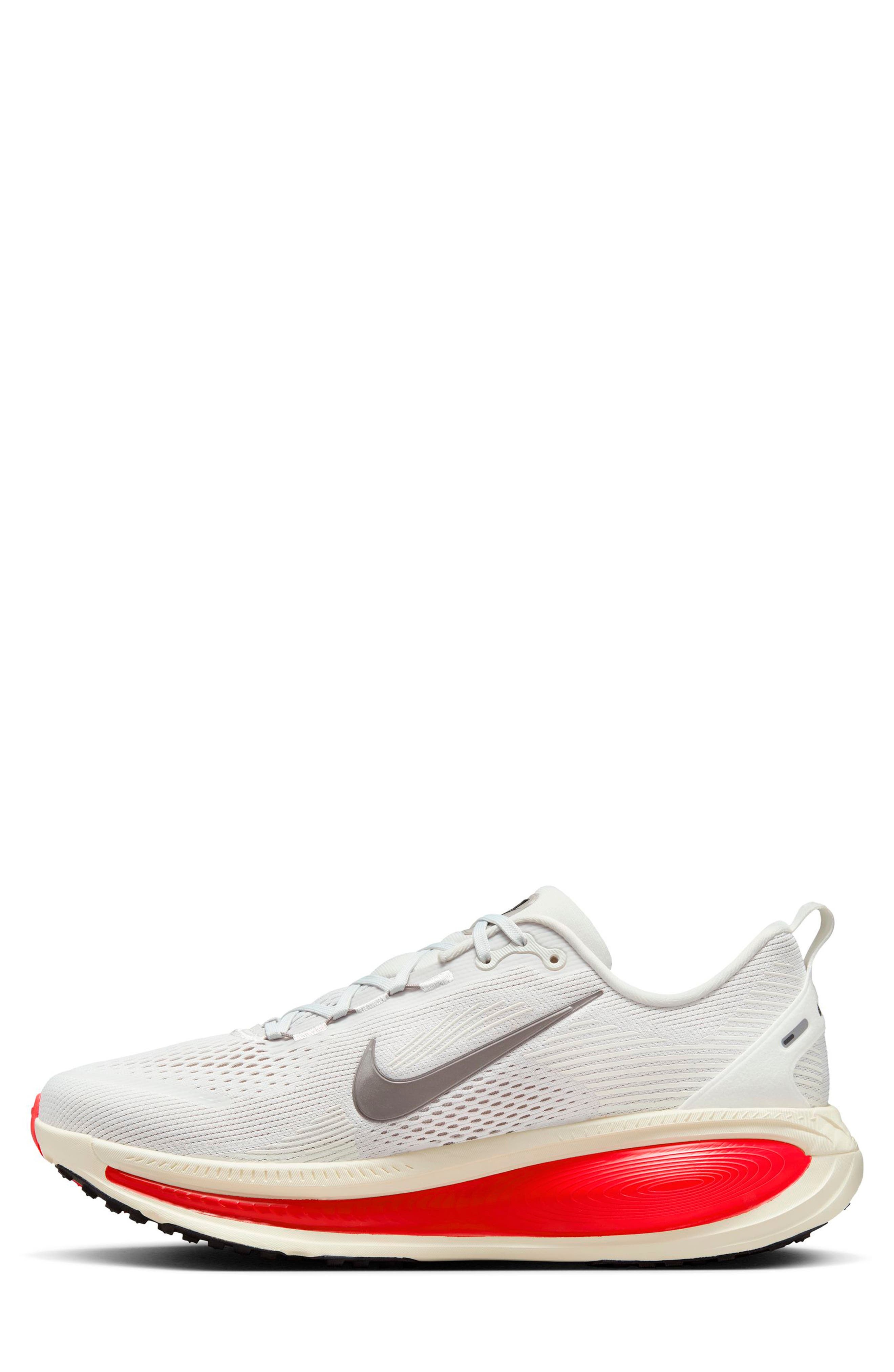 Nike Vomero 18 Running Shoe in Platinum Tint/Siren Red at Nordstrom - 3