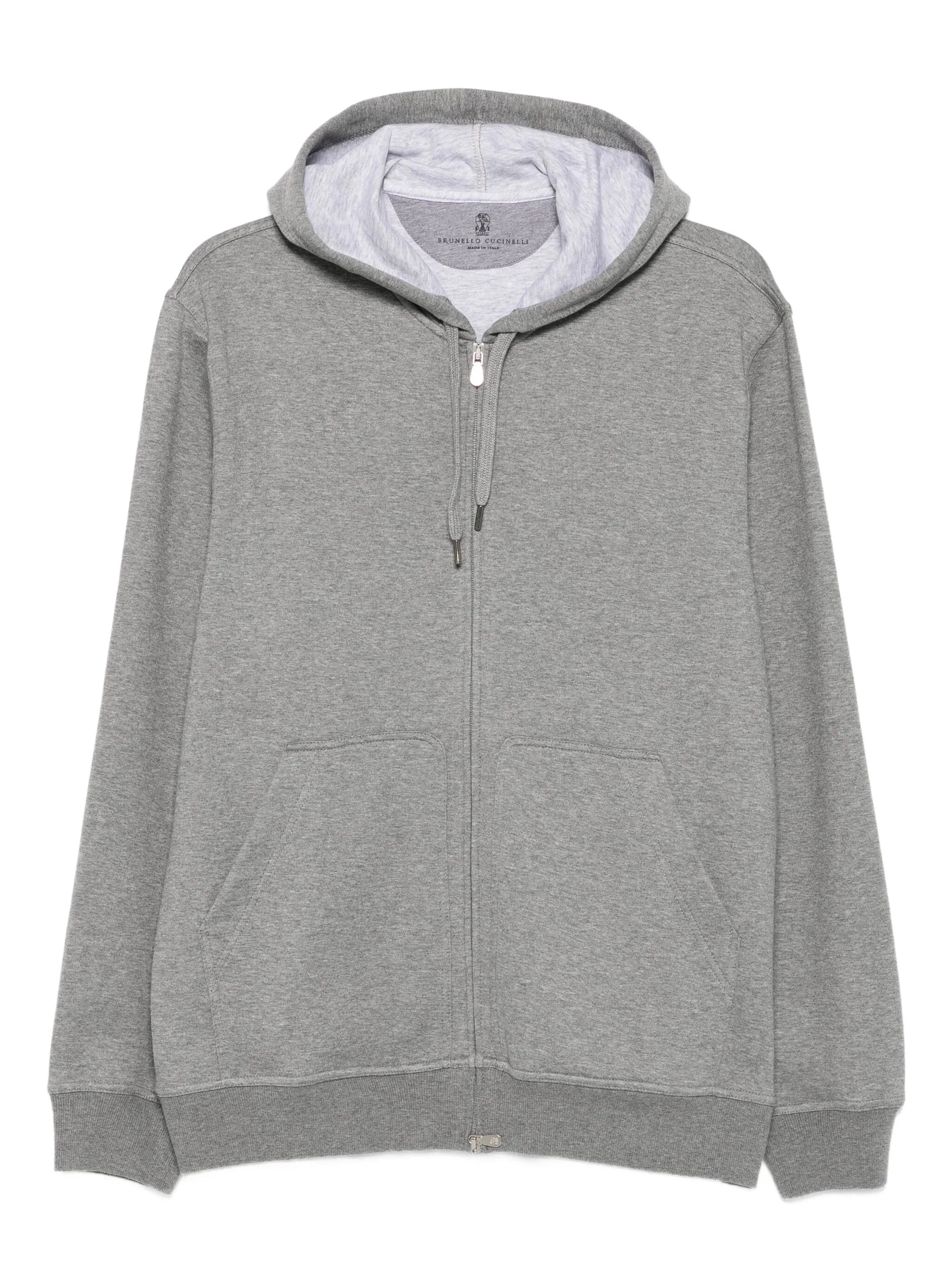 Brunello Cucinelli Hooded Zip-up Hoodie - 1