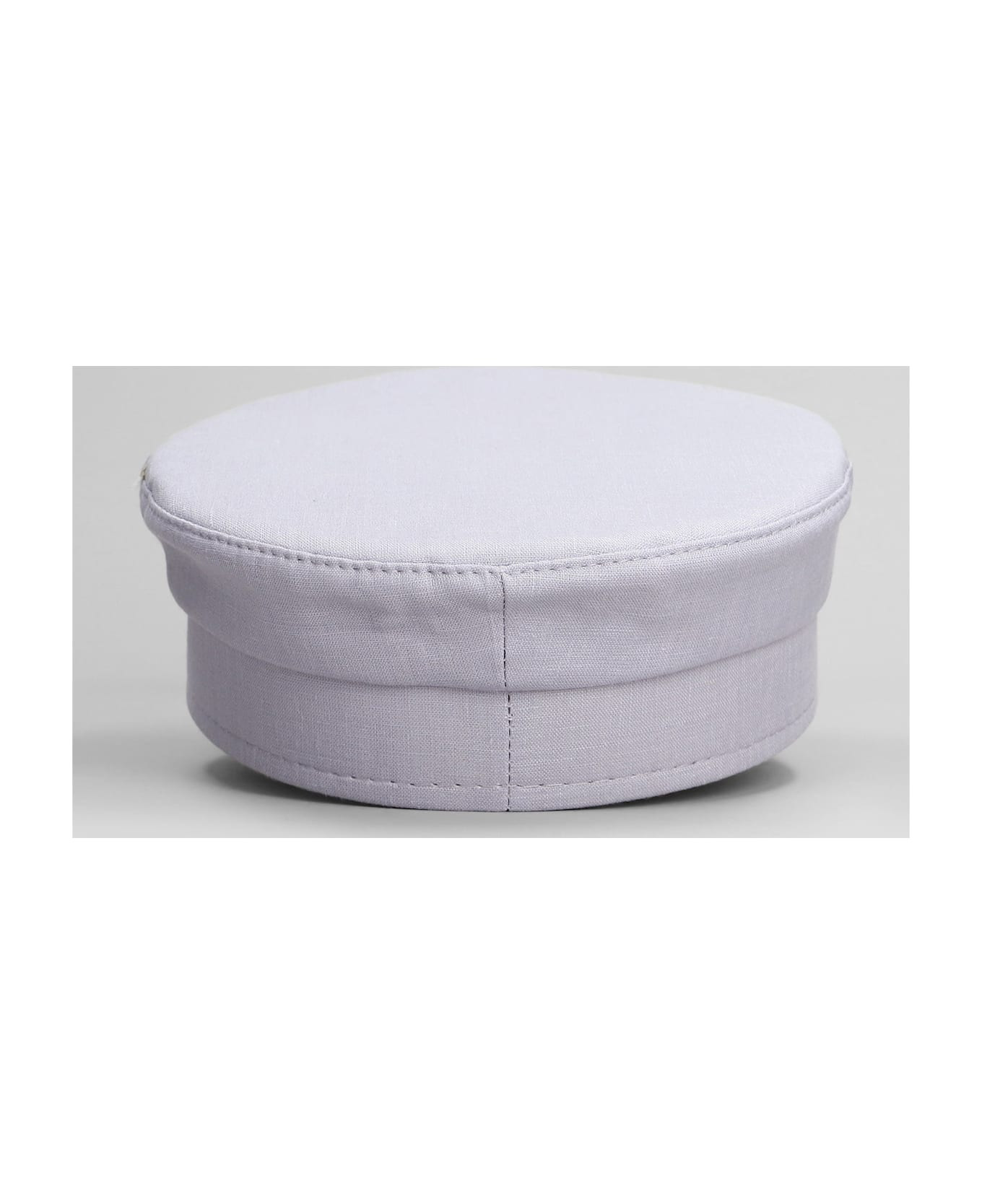 Baker Boy Hats In Viola Linen - 3