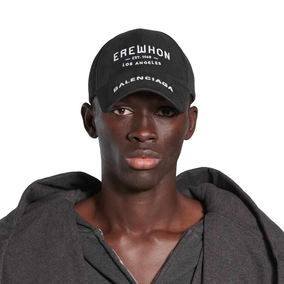 Erewhon® Los Angeles Cap in Black/white - 5