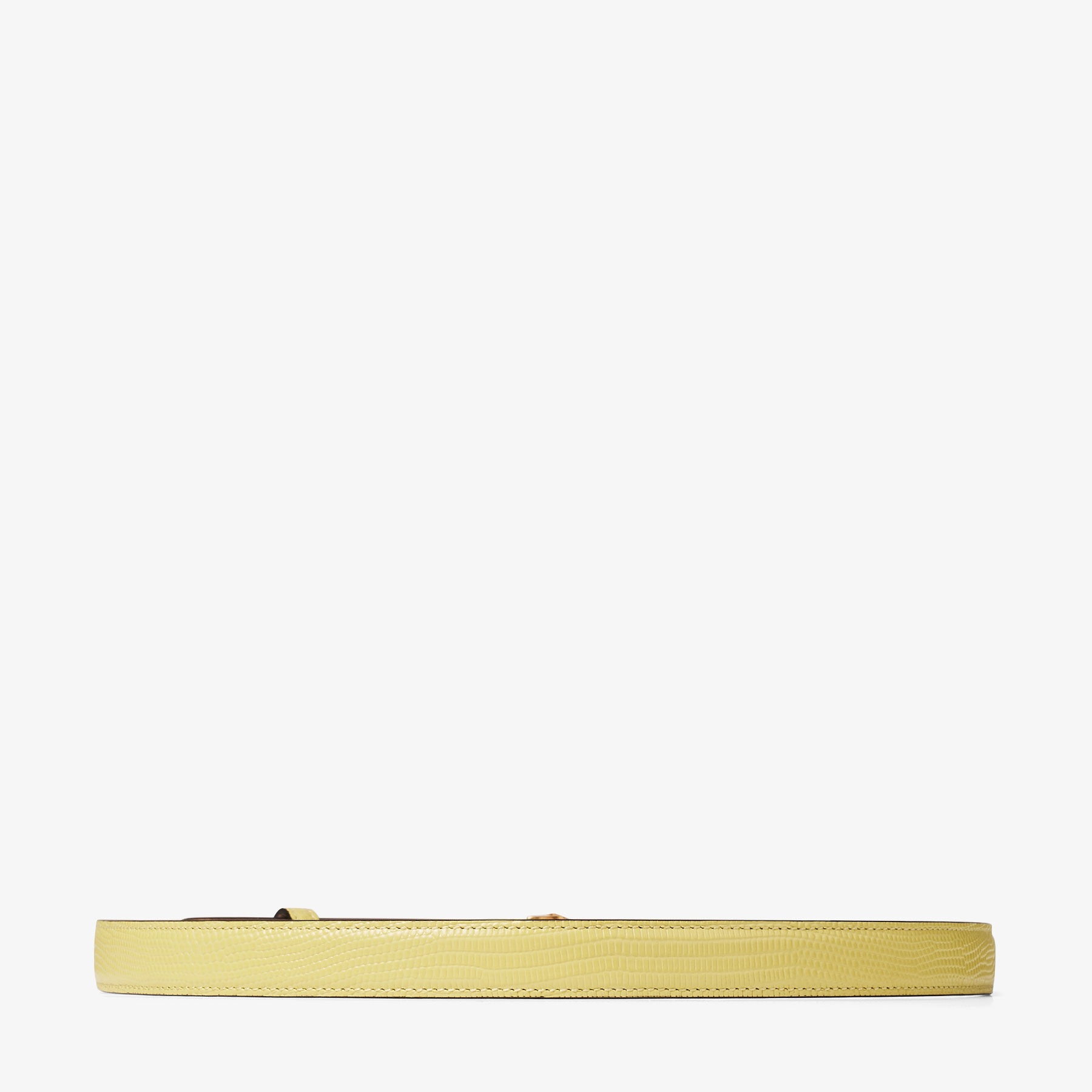 Diamond Clasp Belt
Yellow Lizard Print Belt - 5