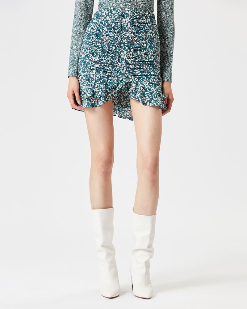 MILENDI MINI SILK SKIRT - 4