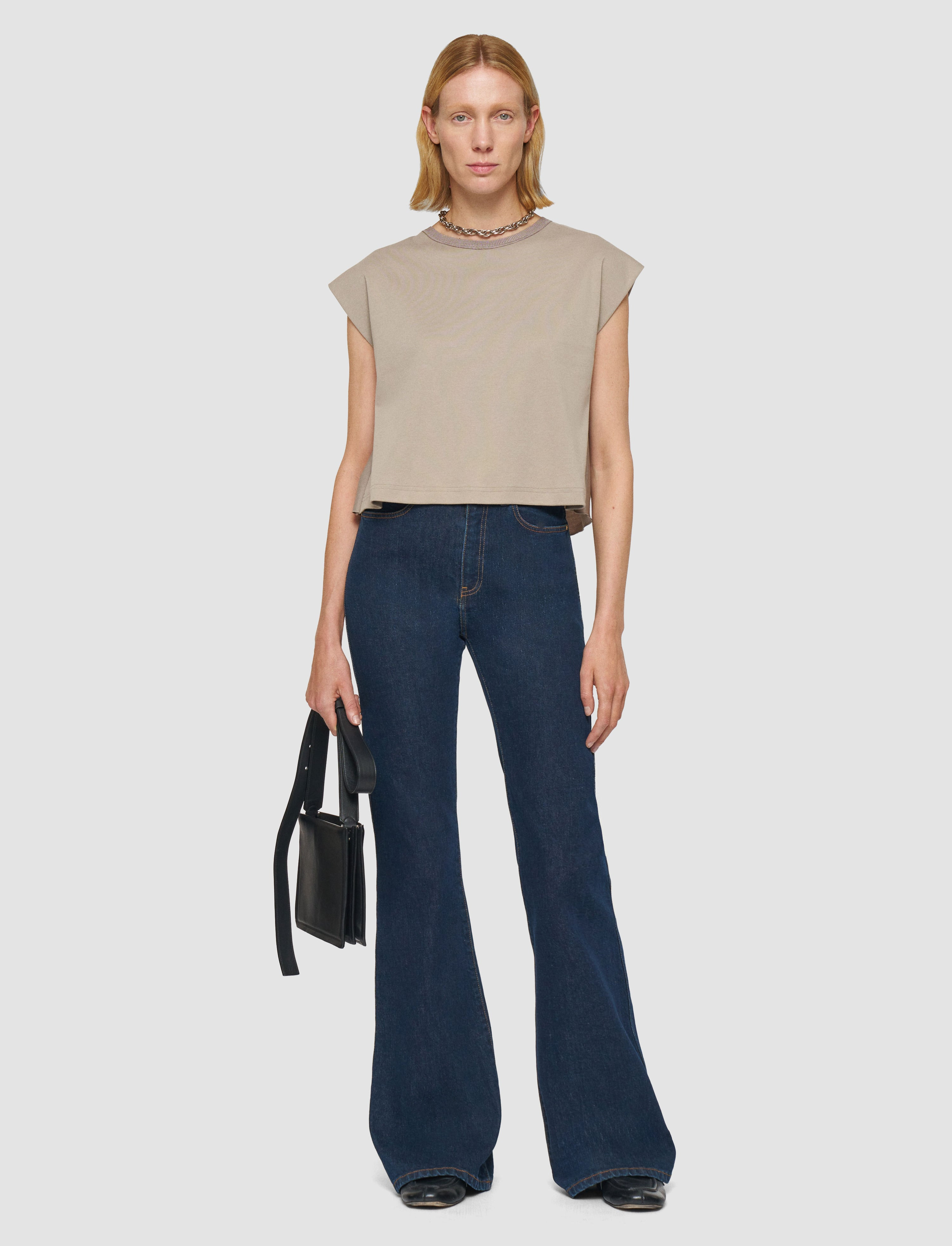 Poplin Jersey  T-Shirt - 2