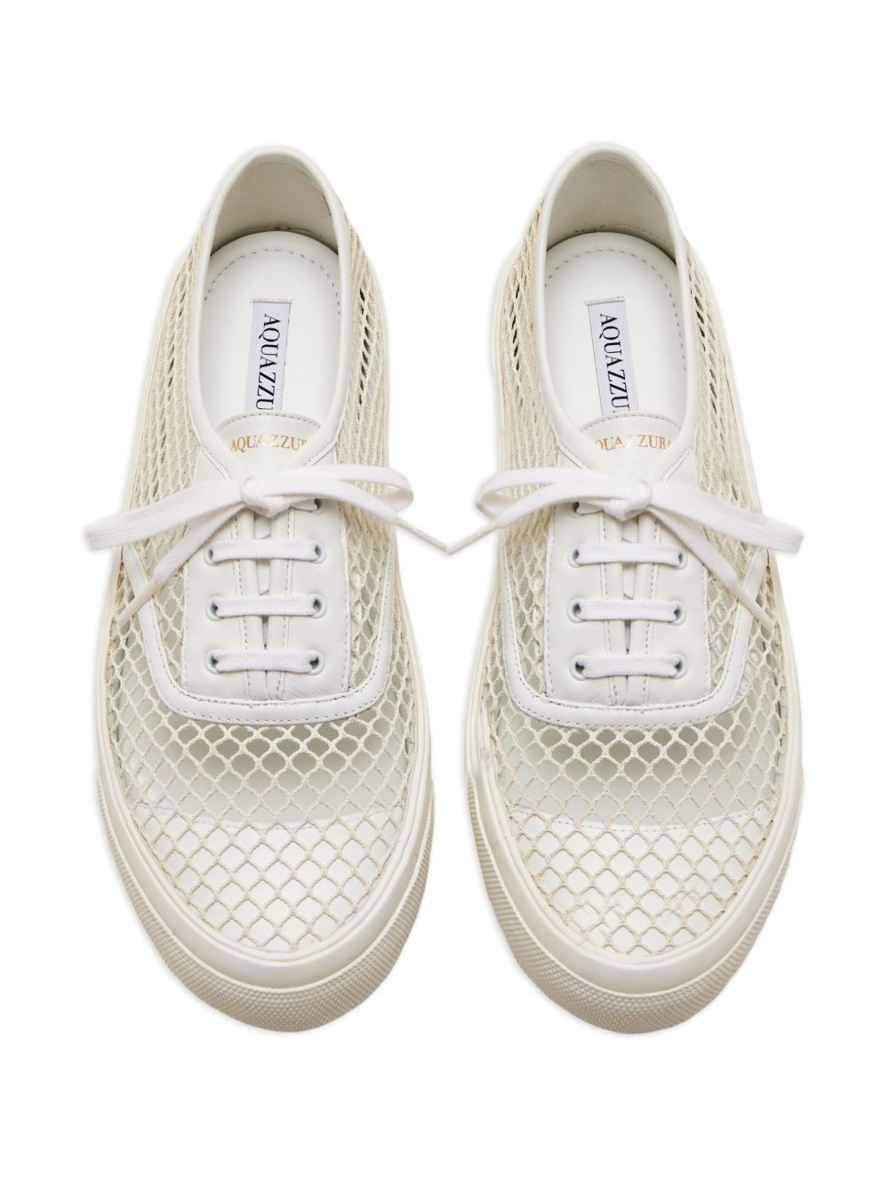 mesh-panel sneakers - 3