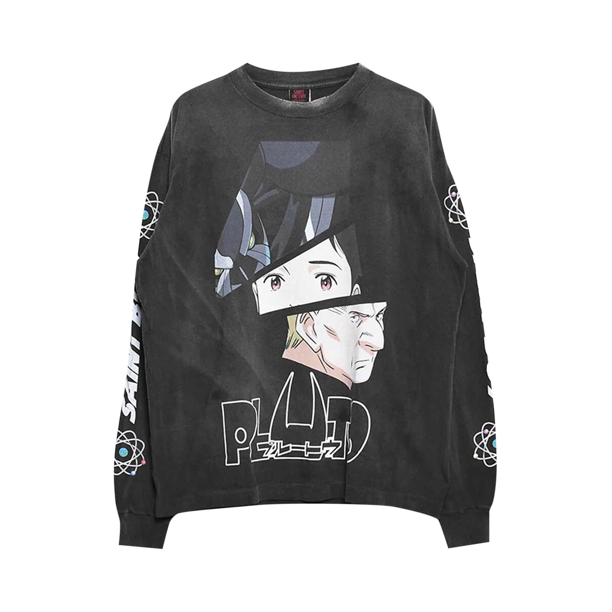 SAINT Mxxxxxx Pluto Long-Sleeve Tee 'Black' - 1