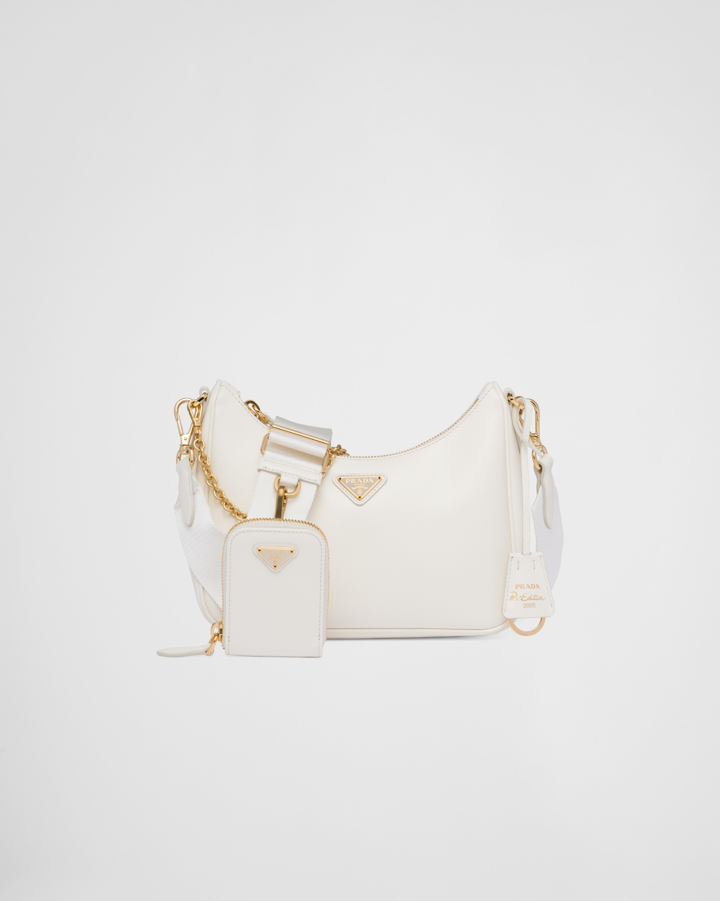 White prada re edition bag hotsell
