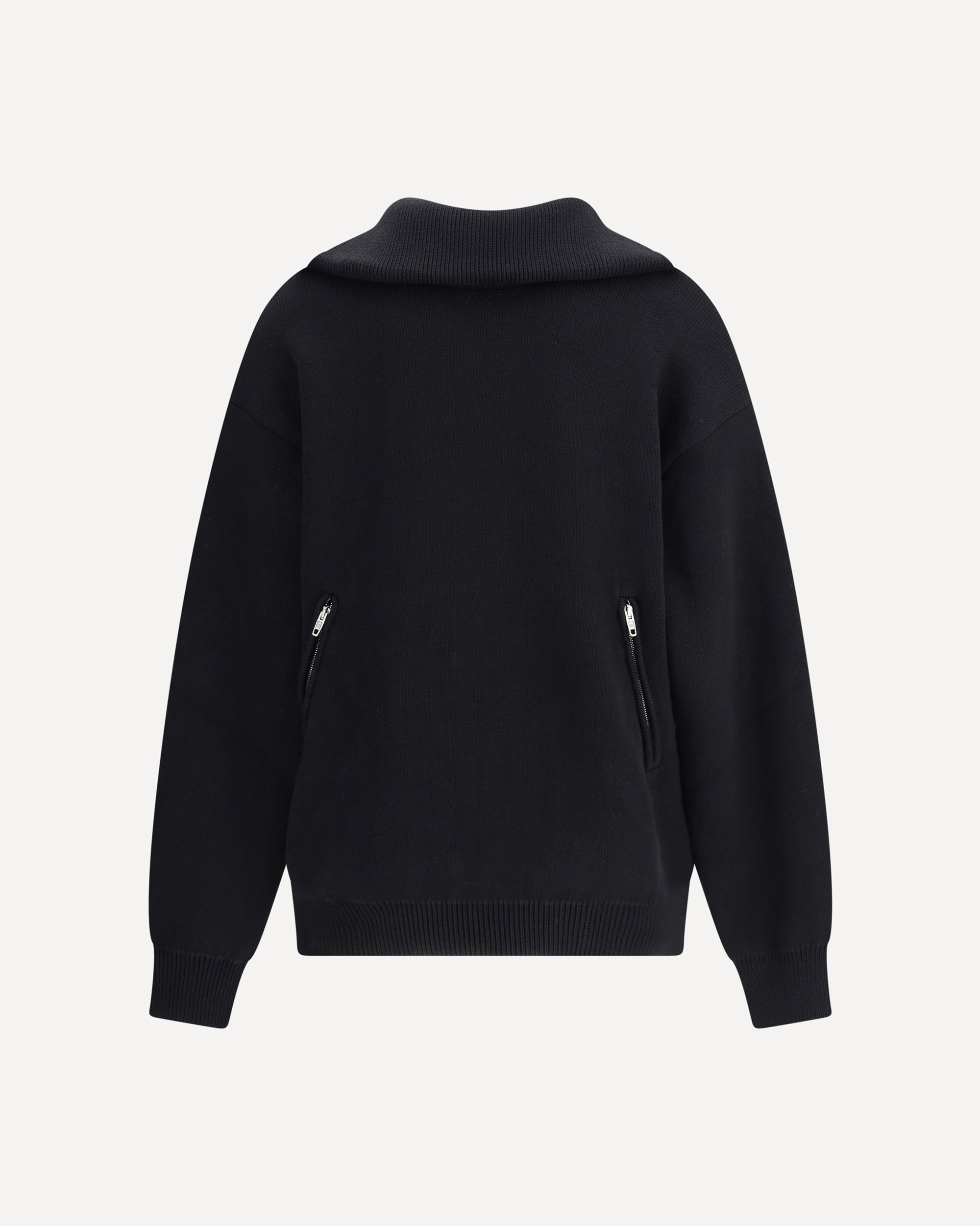 Back-to-front Black Sweater - 2