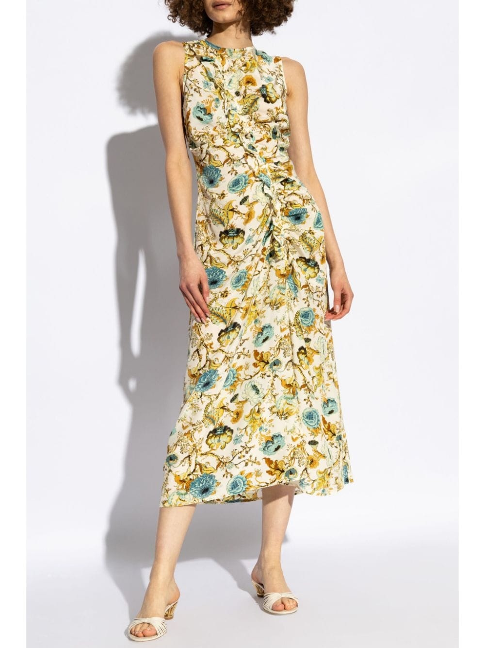 Lorna floral-print silk dress - 3