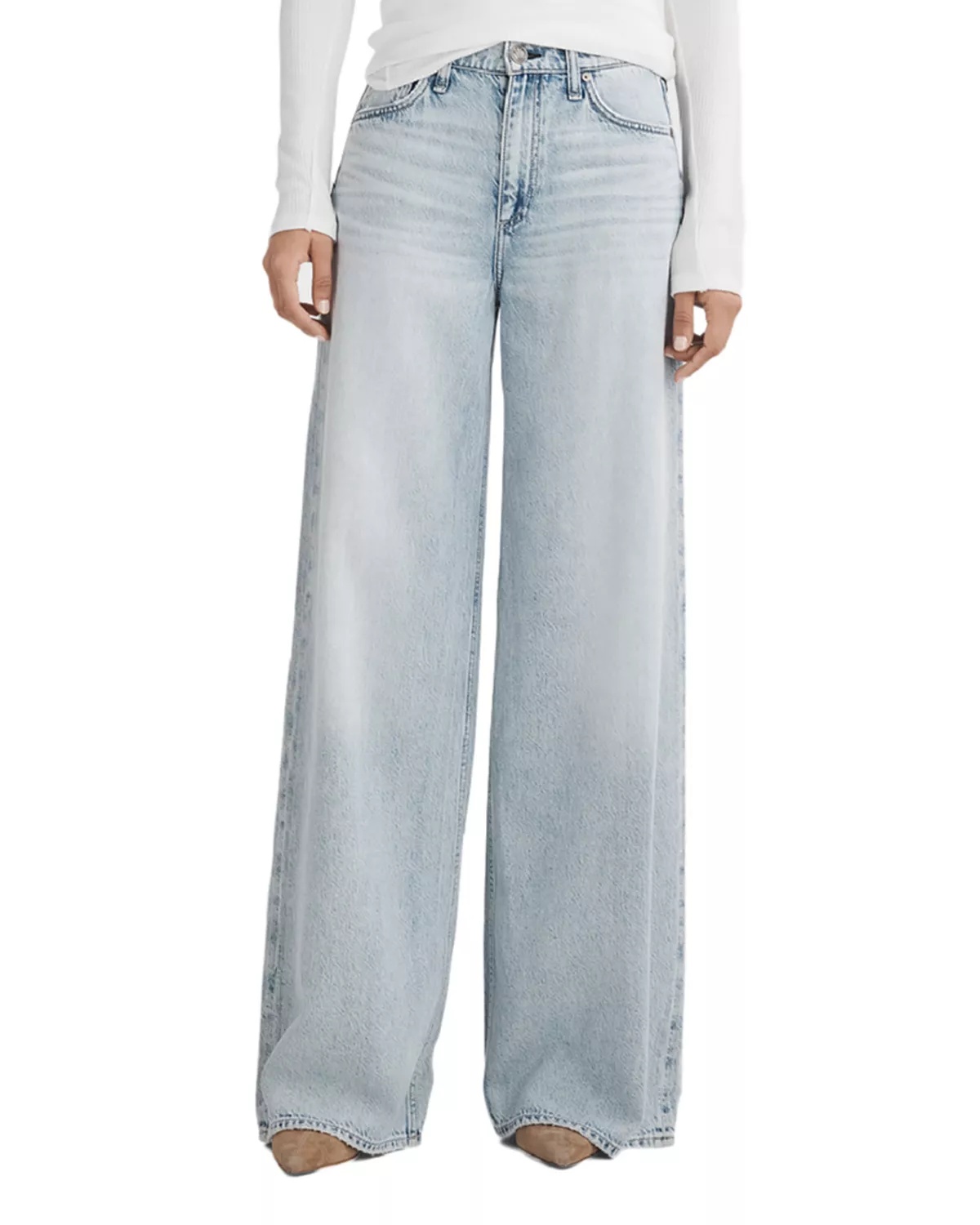 Featherweight Sofie High Rise Wide Leg Jeans in Kierra - 1