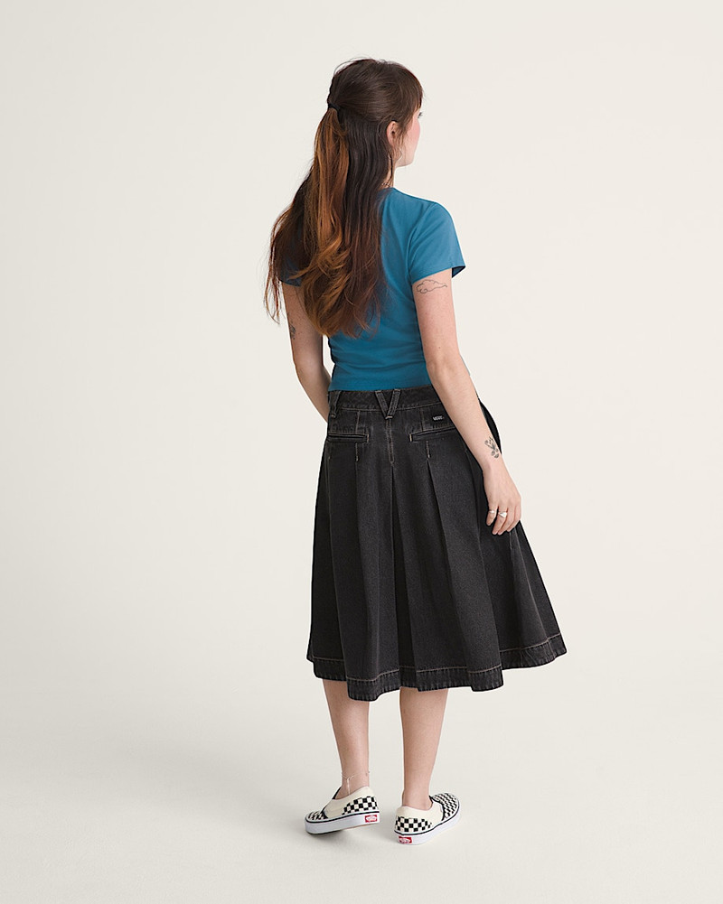 Authentic Chino Denim Skirt 5