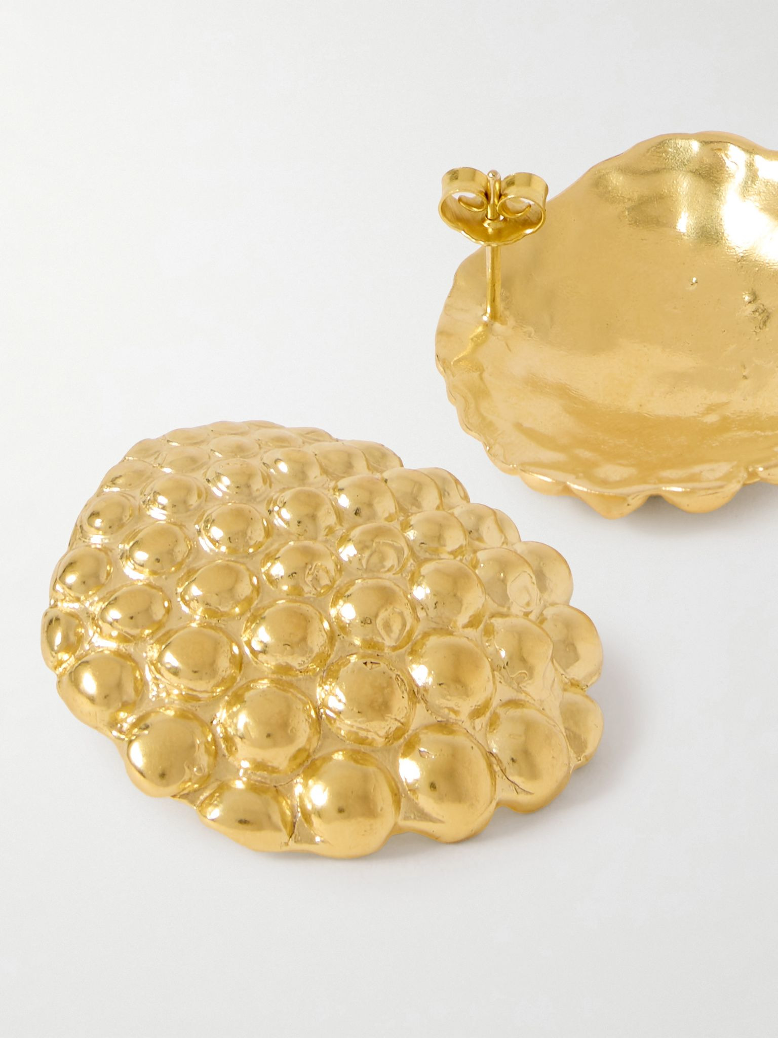 Dionysus gold-plated earrings Gold - 3
