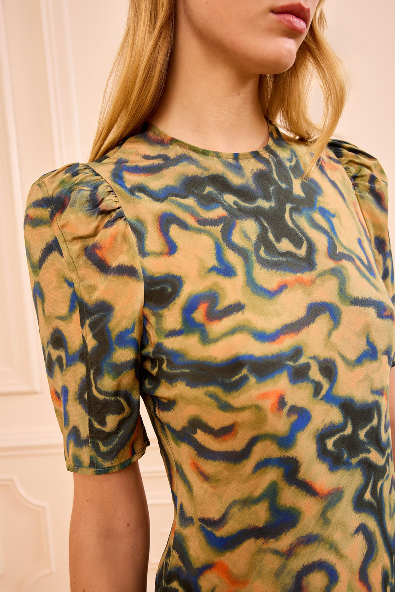 ULLA JOHNSON Samar Silk Dress outlook