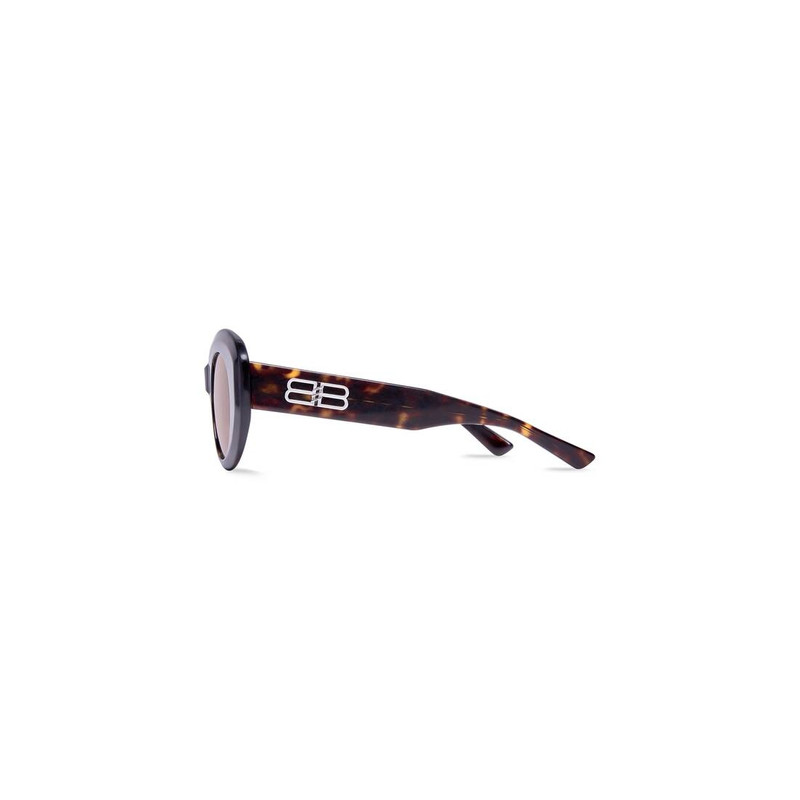 Women's Rive Gauche Round Sunglasses in Havana 3