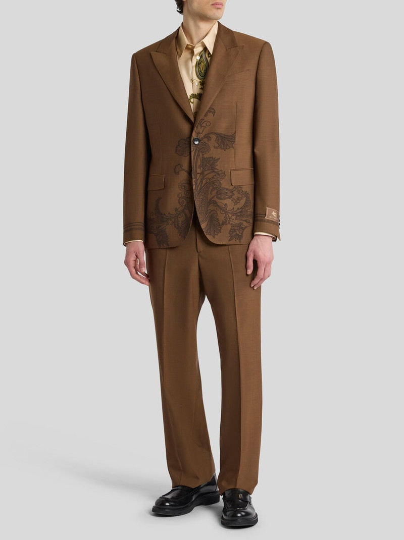 Etro SINGLE-BREASTED JACKET WITH PLACED MOTIF outlook