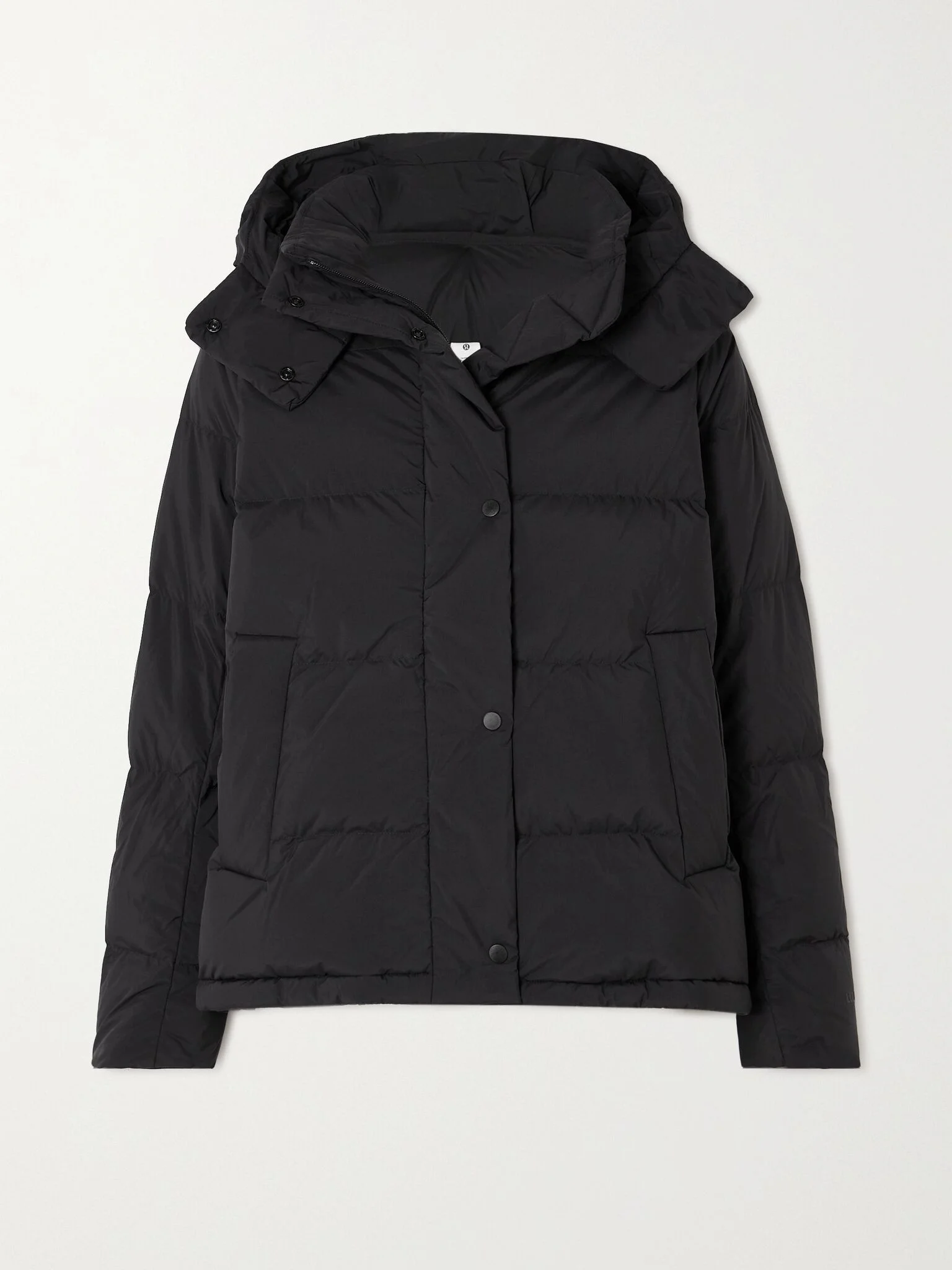 Wunder Puff hooded quilted Glyde™ down jacket Black - 1