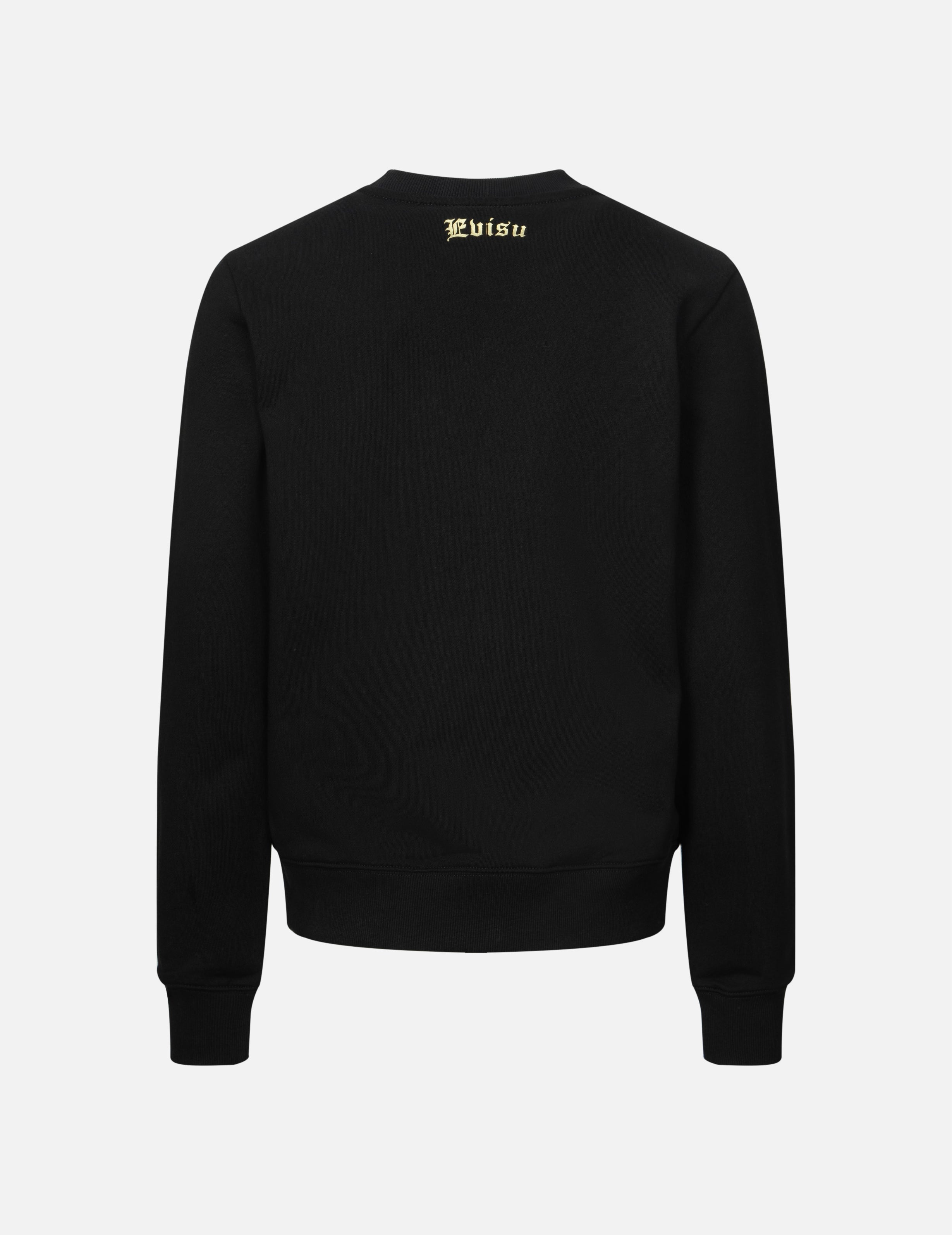 Seagull Brocade Appliqué and Logo Embroidery Regular Fit Sweatshirt - 2