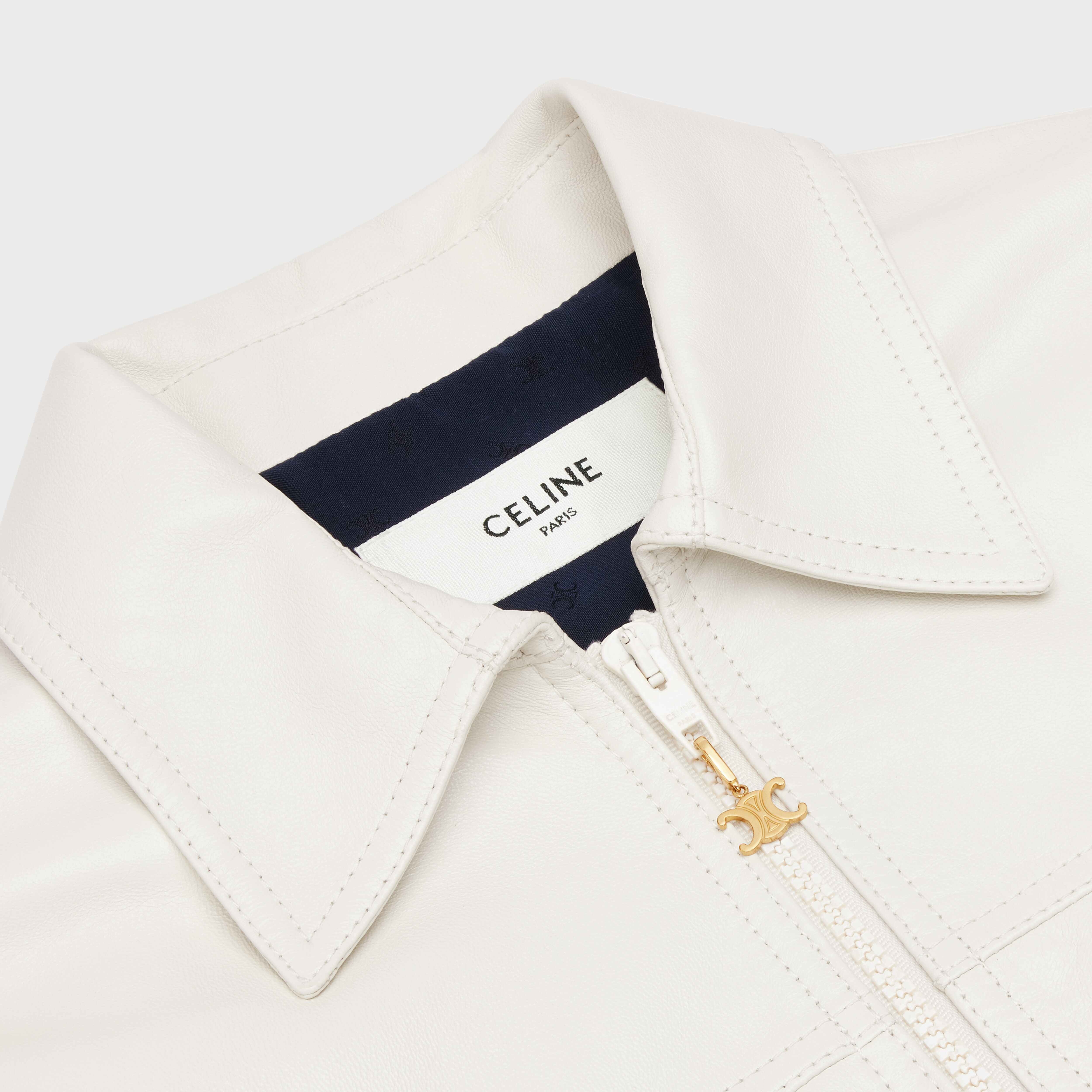 soft lambskin blouson jacket - 3