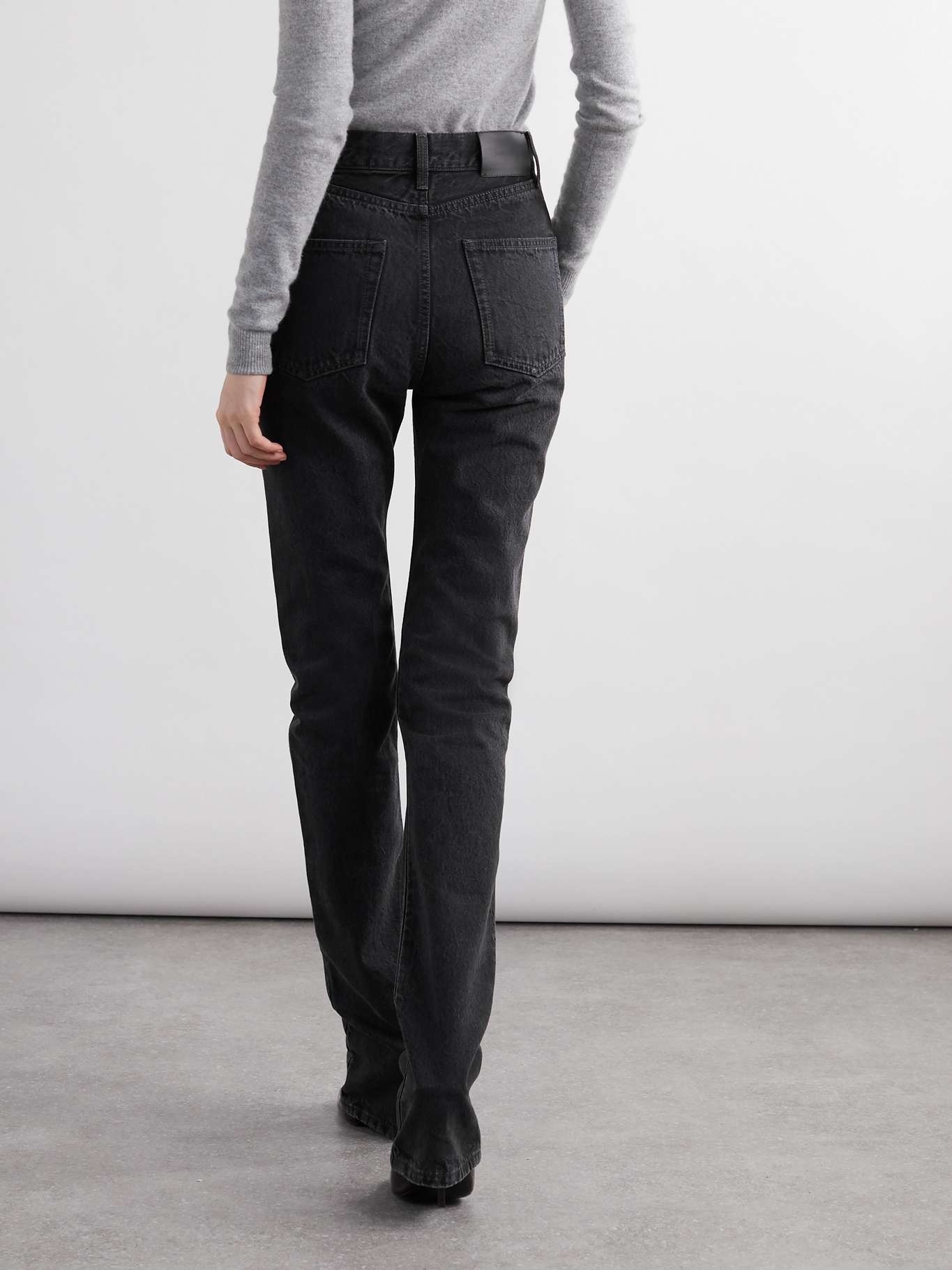 Mid-rise slim-leg jeans - 4