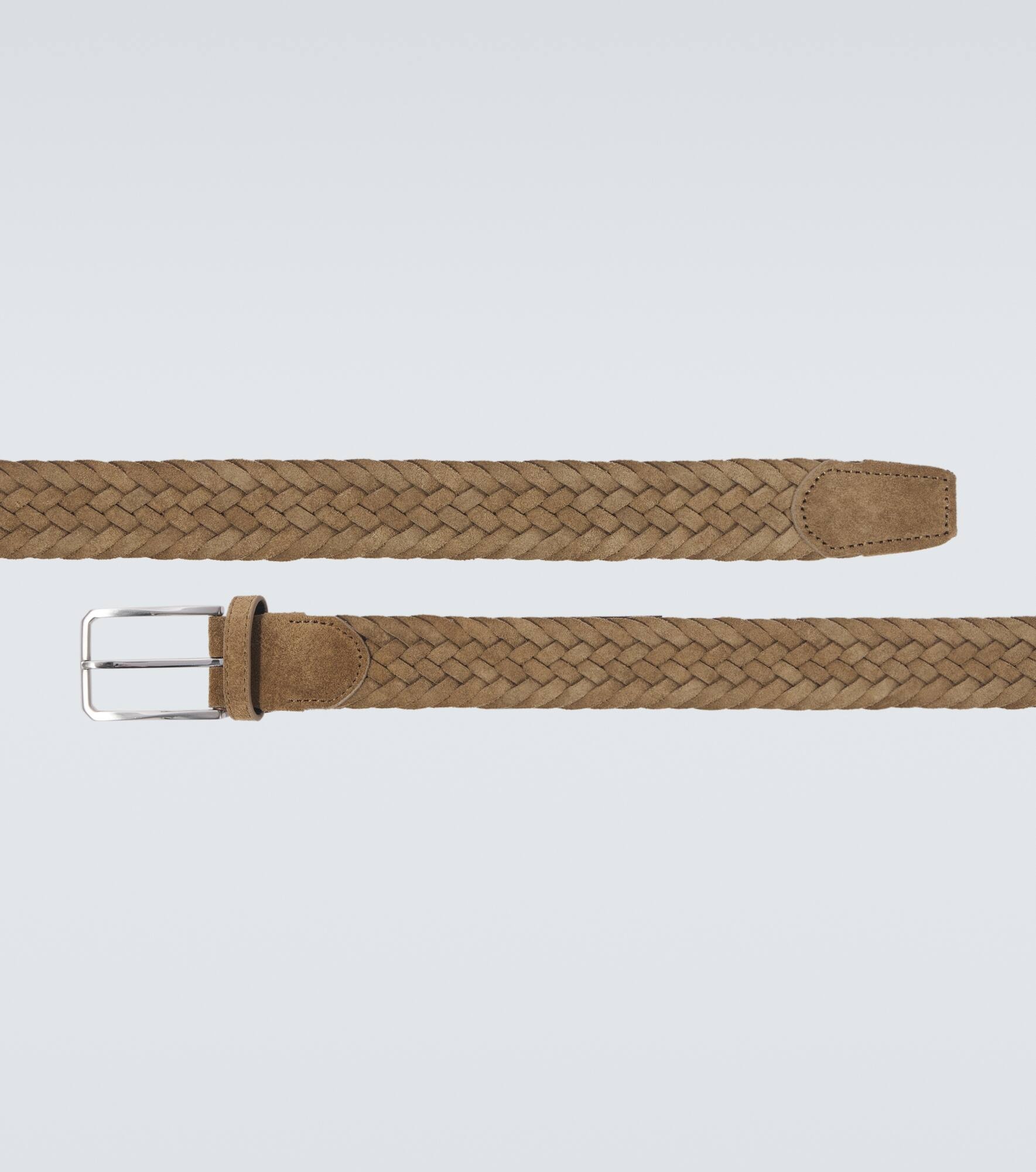 Braided suede belt - 4