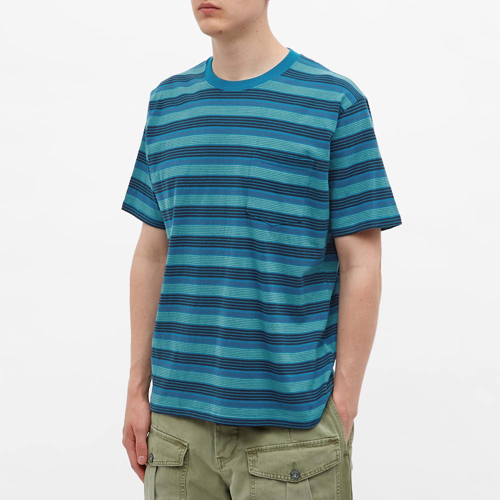 Beams Plus Multi Stripe Pocket Tee - 3