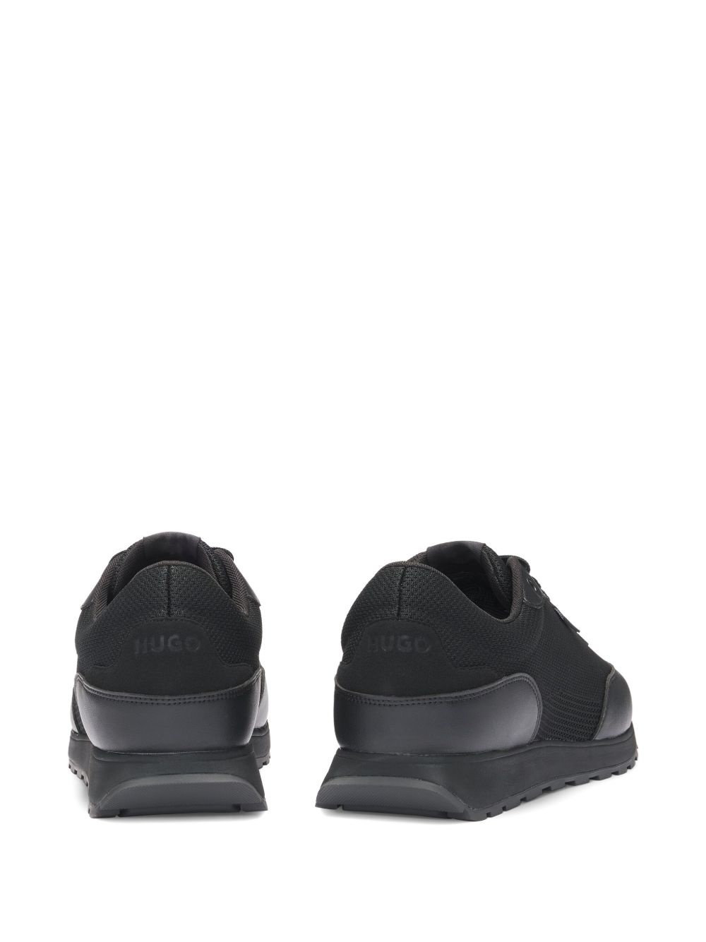knit-effect sneakers - 3
