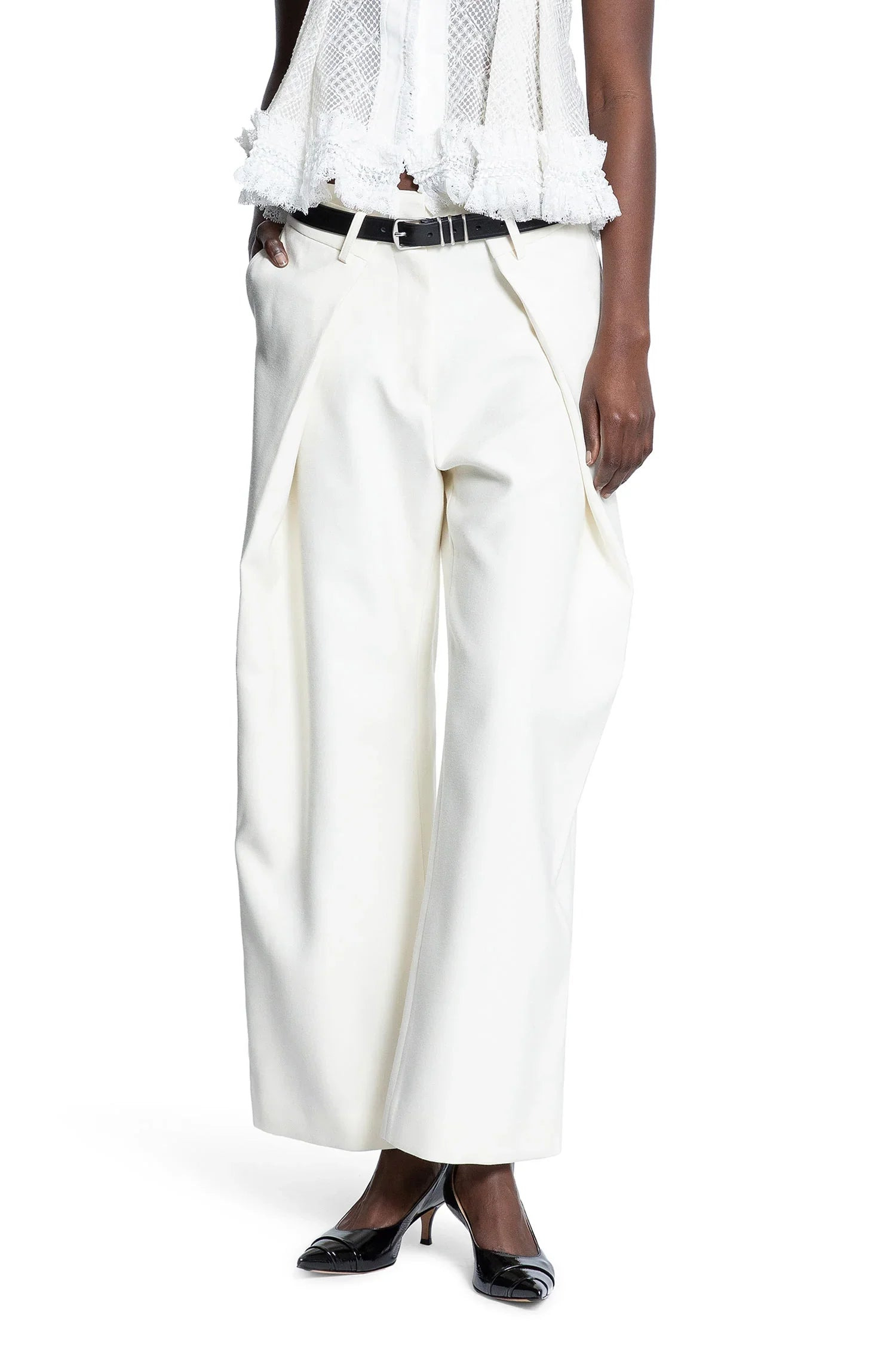 Pleated-Wide-Trousers - 6