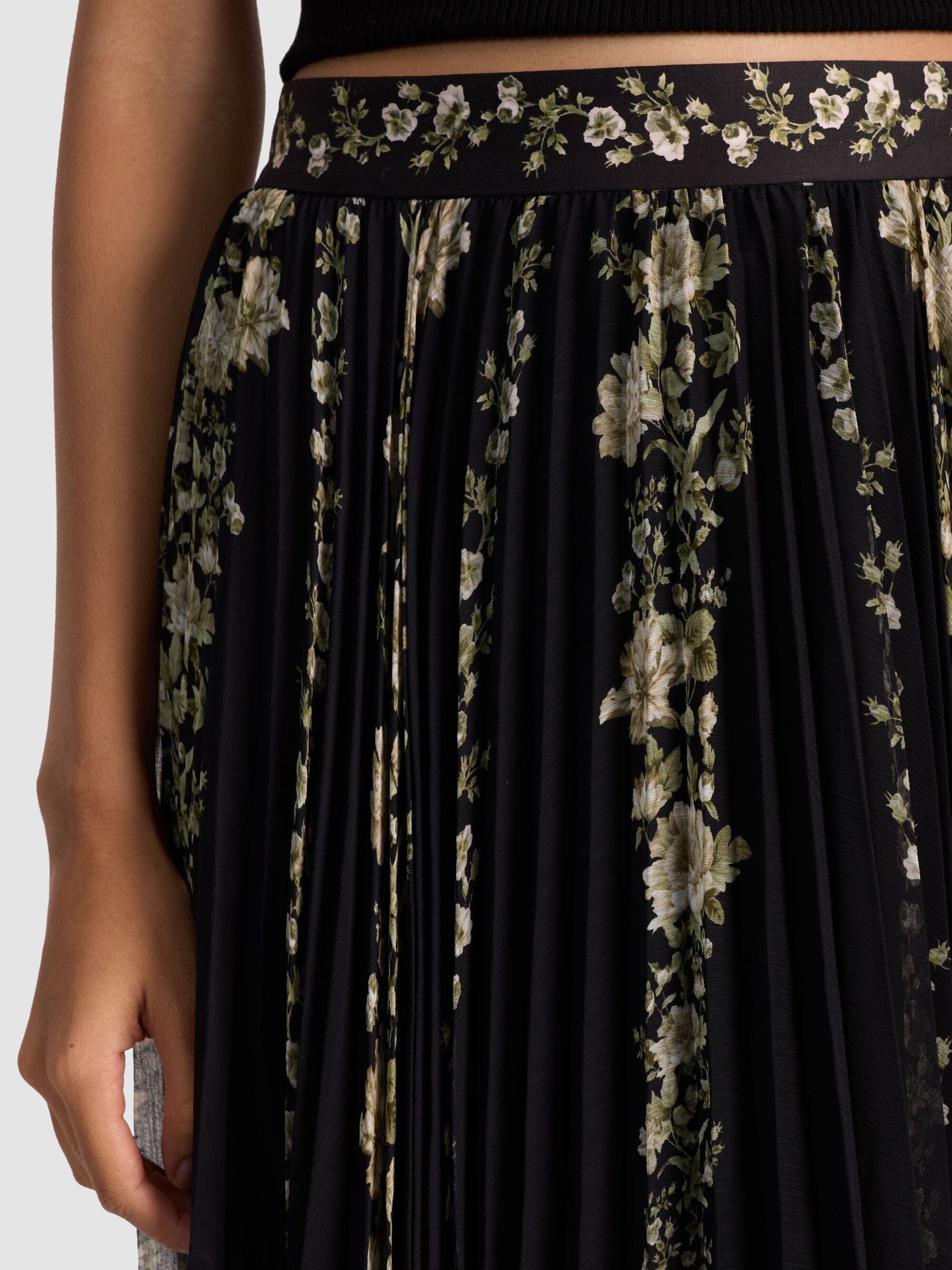KATZ PLEATED MAXI SKIRT - 4