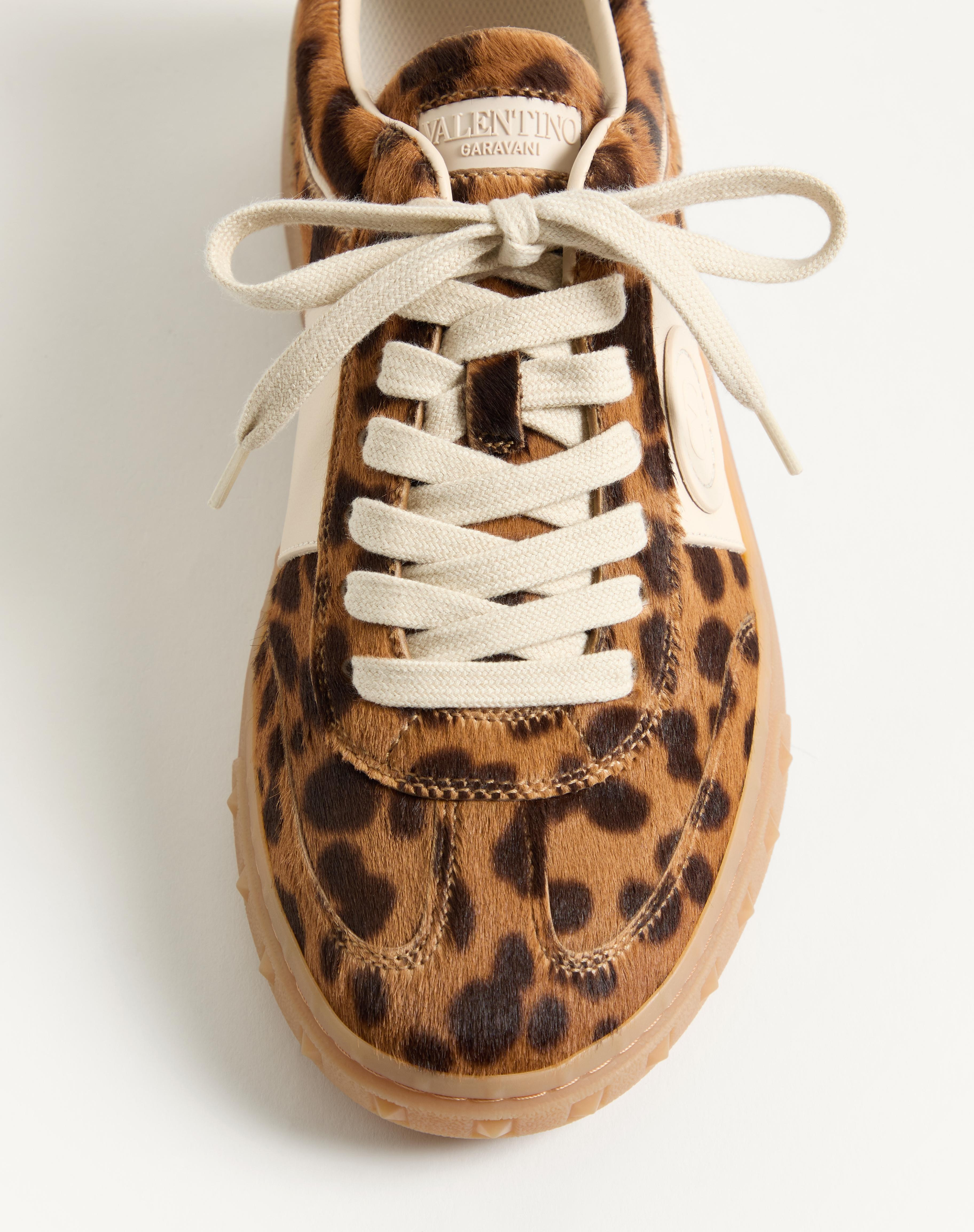 UPVILLAGE SNEAKER IN PONY-EFFECT CALFSKIN - 7