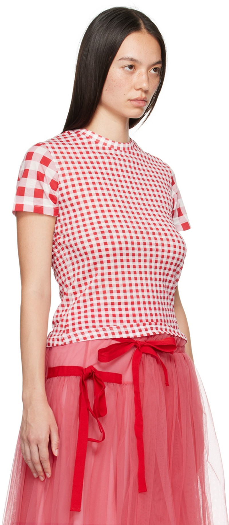 Molly Goddard Red Jessie T-Shirt outlook