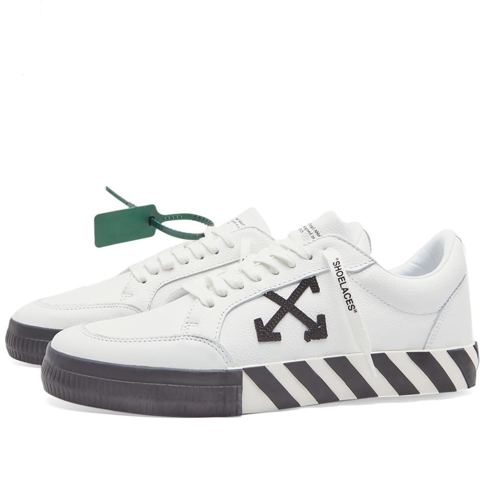 Off-White Low Vulcanized Calf Leather Sneaker - 1