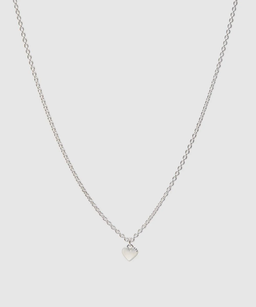 Silver heart necklace - 1