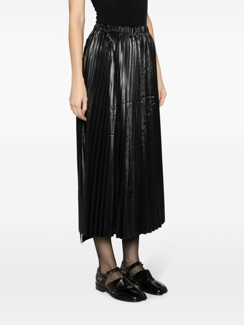 pleated layered cropped trousers 3