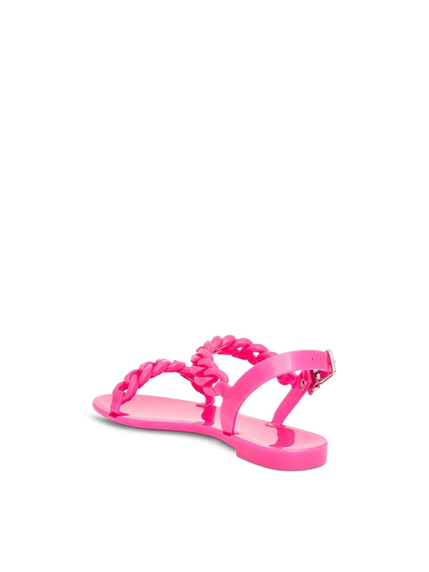 Jelly Flat Sandal in Fushia - 3